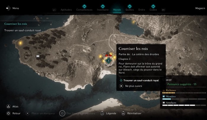 Courtiser Les rois dans Assassin’s Creed Valhalla la Colère Des Druides