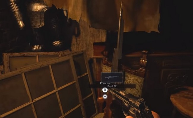 Emplacement Fusil F2 Resident Evil Village