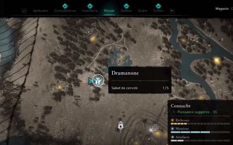 Emplacement de l'Autel de Drumanone