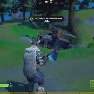 l'hélicoptère noir qui s'est écrasé