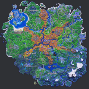Emplacement de l'Implacable dans Fortnite