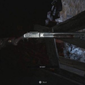 Fusil à pompe M1897 dans Resident Evil Village