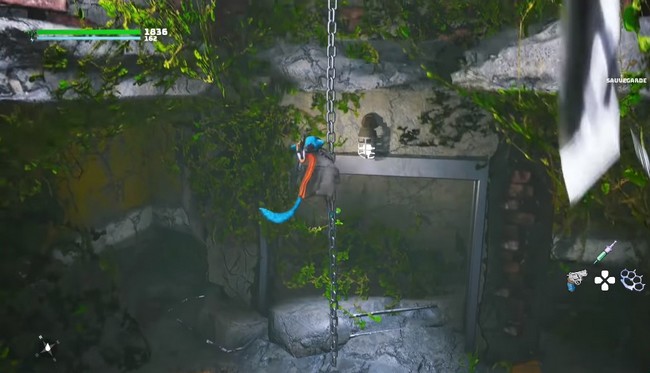 Grimper avec la chaîne