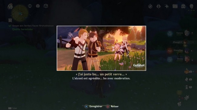 J’ai juste bu… un petit verre… genshin impact
