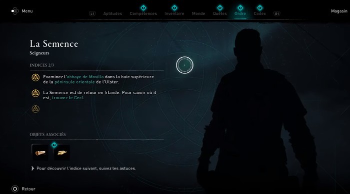 La Semence est de retour en Irlande.Pour savoir où il est, trouvez le Cerf.