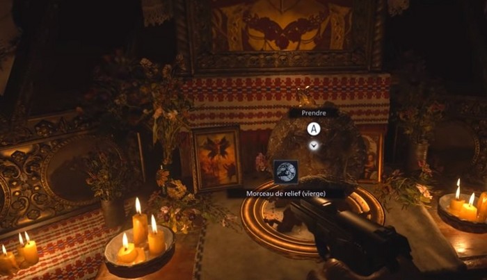 Morceau de relief vierge