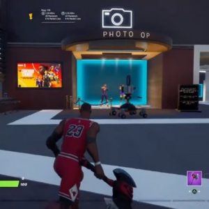 Prendre une photo à l'espace photo