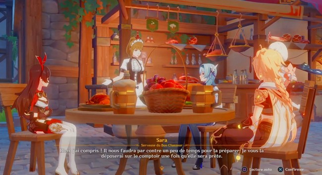 Rendez-vous au Bon Chasseur pour récupérer le cadeau