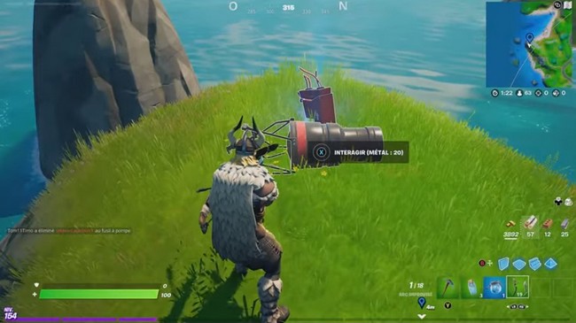 Téléscope 5 endommagé dans Fortnite