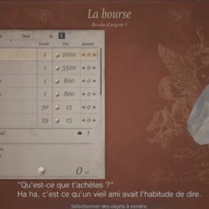 Vendre des objets chez le marchand Duc-1