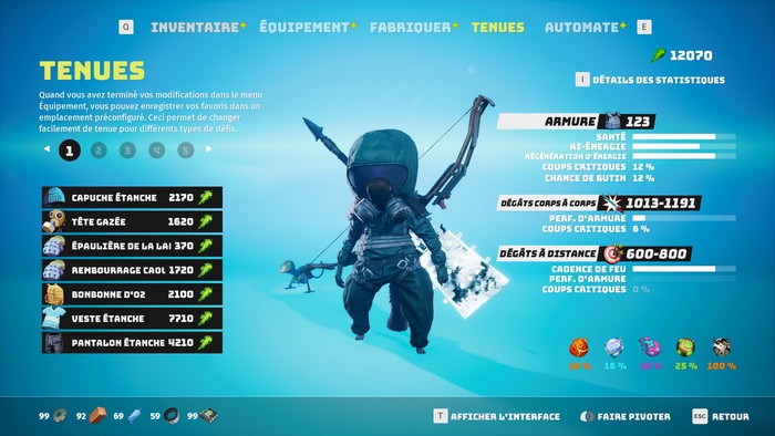 combinaison Oxygénisée biomutant