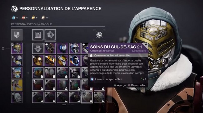 créer un ornement à partir d'un armure légendaire-1