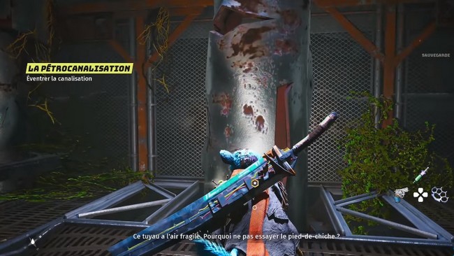 détruisez la canalisation