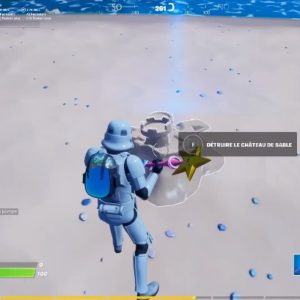 emplacements des châteaux de sable dans Fortnite