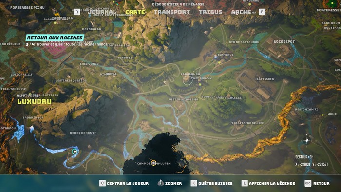 la Parabol 9H dans le Champ d'Yerp, au nord