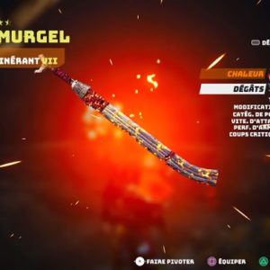 la Pri Epée Murgel-arme-biomutant