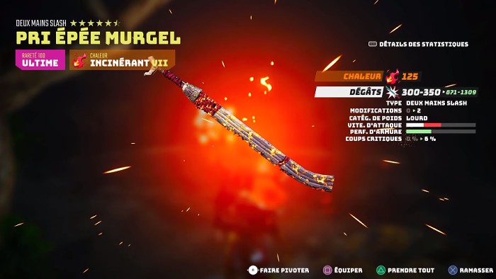 la Pri Epée Murgel-arme-biomutant