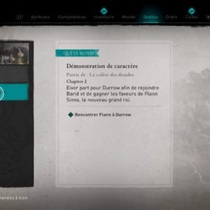 la quête “Démonstration de caractère” dans Assassin’s Creed Valhalla