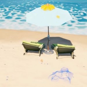 les emplacements des 3 châteaux de sable à construire sur Fortnite