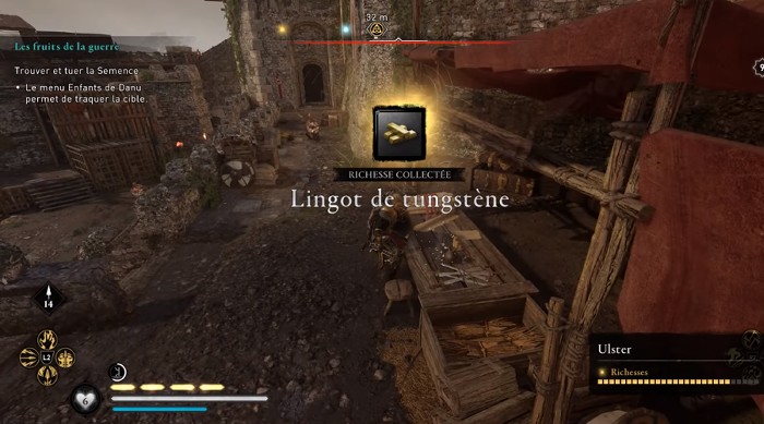 lingot de tungstène