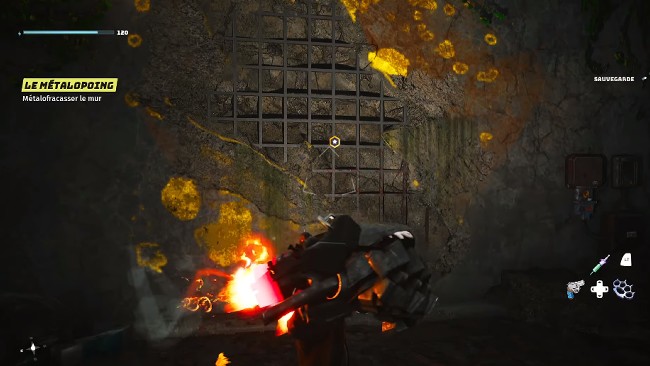 métalofracasser le mur
