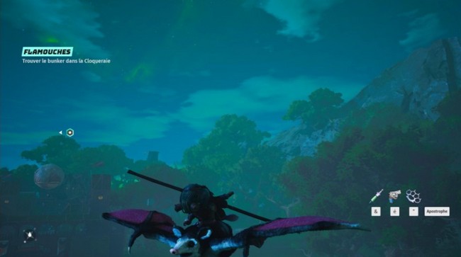 planer avec la monture volante