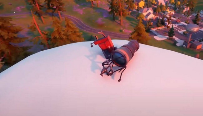  téléscopes endommagés Fortnite,