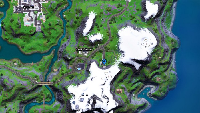 Emplacement des murs de Catty Corner