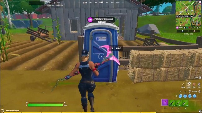 Emplacement des toilettes mobiles Corny Complex