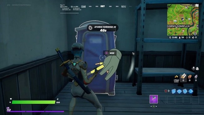 Emplacement des toilettes mobiles Corny Complex