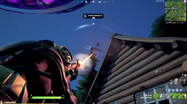 Entrer dans le vaisseau mère sur Fortnite saison 7