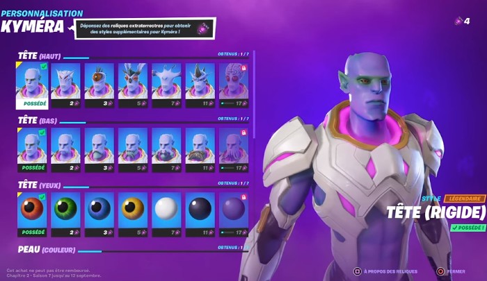 Kyméra fortnite saison 7