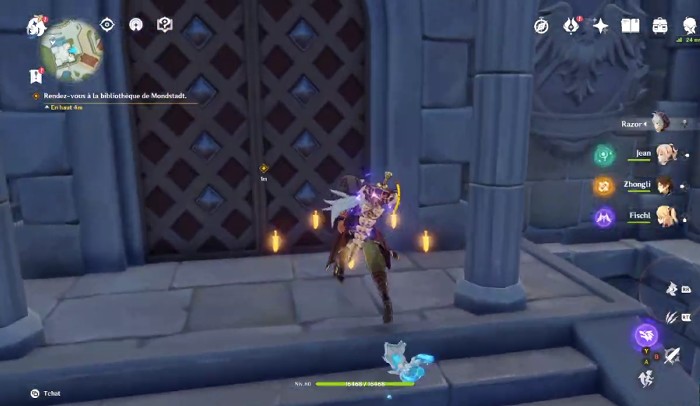 Rendez vous à la bibliothèque de Mondstadt