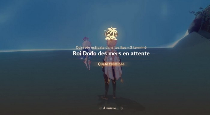 Roi Dodo des mers en attente quête terminée