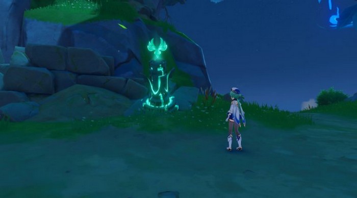 Stèle Anémo - Sinueux chemin du retour de genshin impact