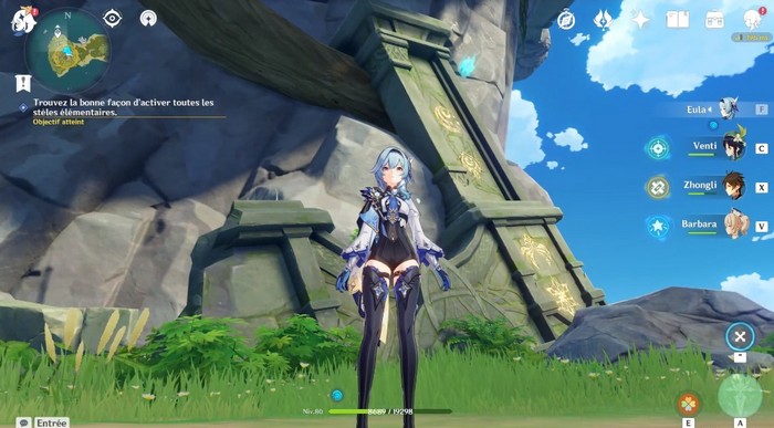 Trouvez la bonne façon d'activer toutes les stèles élémentaires