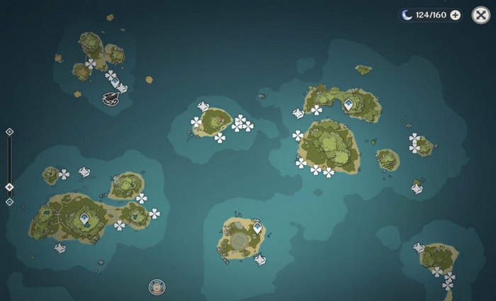 Emplacements ganoderma marin (carte 1)