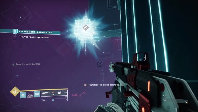 ramasser le pic de données