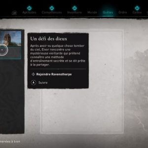 un défi des dieux ASSASSIN'S CREED VALHALLA