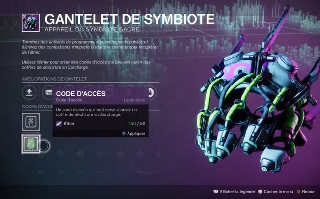 gantelet de symbiote