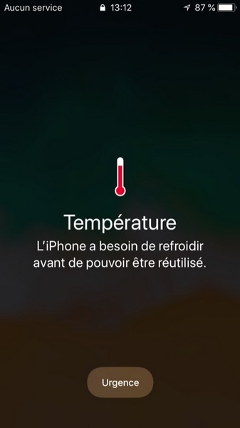 éviter la surchauffe de votre iPhone