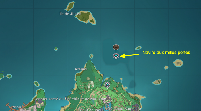 Donjon Navire aux milles portes