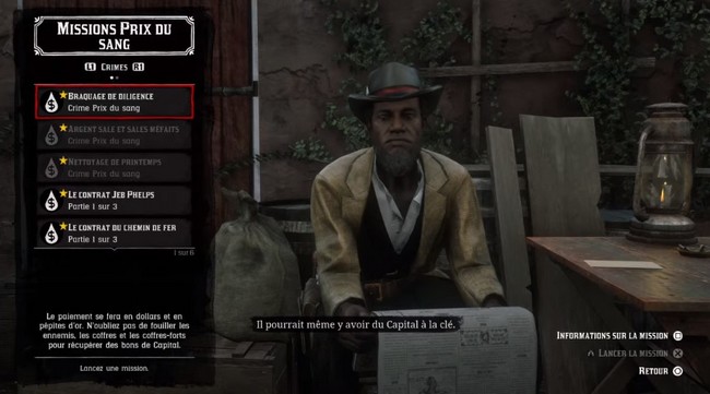 Crime prix du sang Braquage de diligence