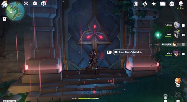 Débloquer le Pavillon Shakkei - Genshin Impact