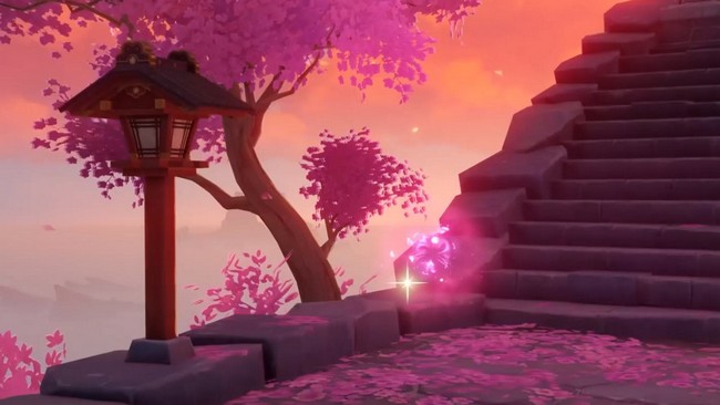 Emplacements Fleur de cerisier Genshin impact