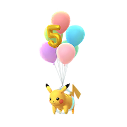 Pikachu Ballons 5 ans