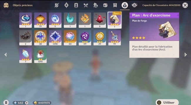 Plan d'Arc d'exorcisme