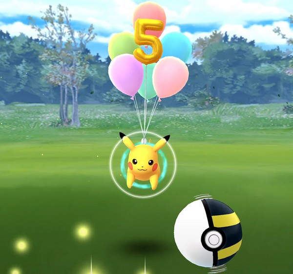 Pokemon Go Pikachu volant comment attraper le Pikachu Ballon 5 ans