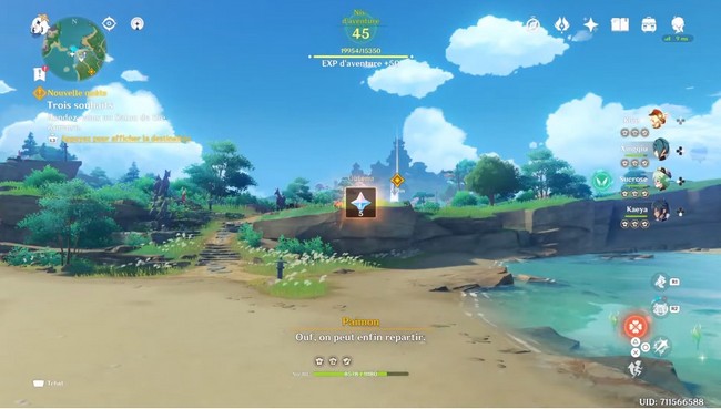 Trois souhaits genshin impact