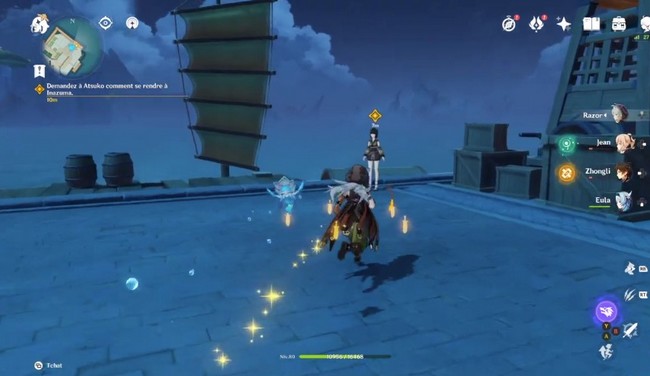 Vent d'automne et feuilles écarlates